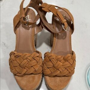 Marc Fisher Tan Espadrille Sandals
